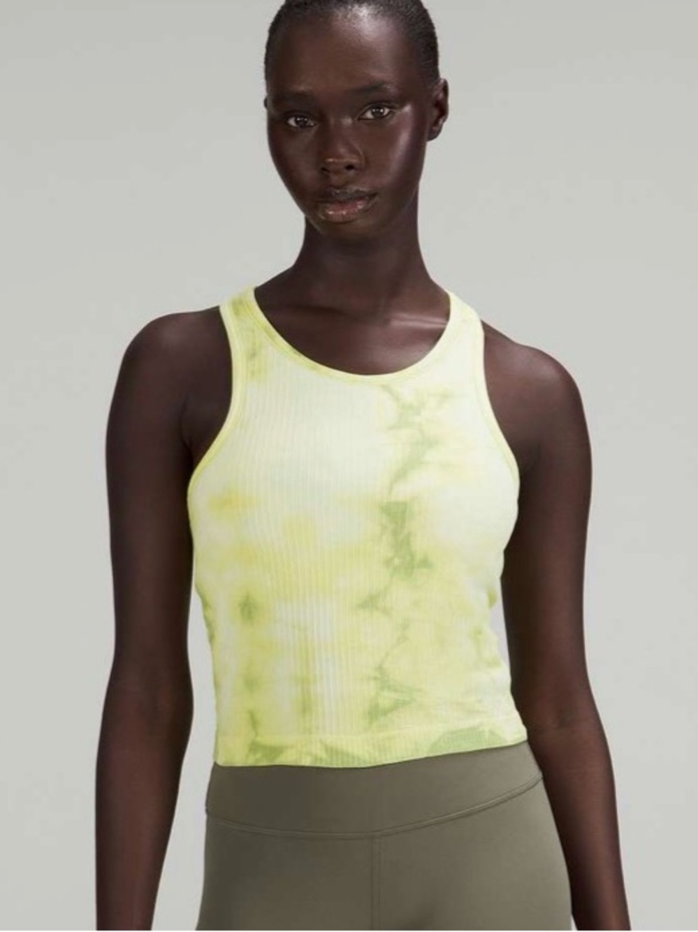 Lululemon Ebb to Street Cropped Racerback Tank Top